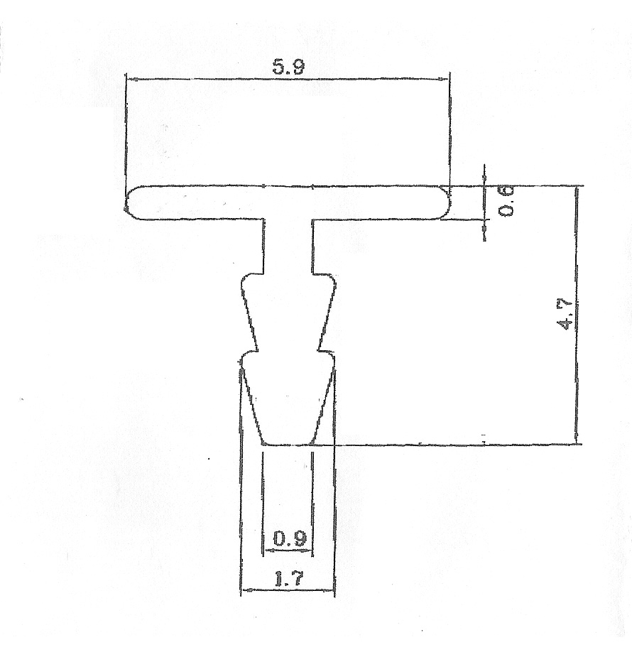 K852-T型鋁條