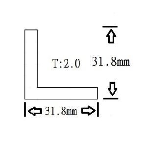 3032-T2.0  - 等邊角鋁