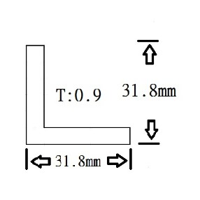 3032-T0.9  - 等邊角鋁