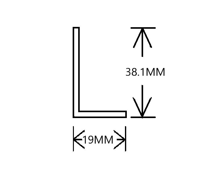 3038-19-T2.0 不等邊角鋁