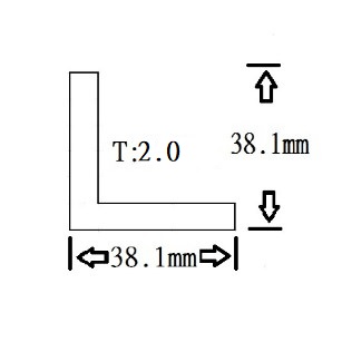 3038-2.0  - 等邊角鋁