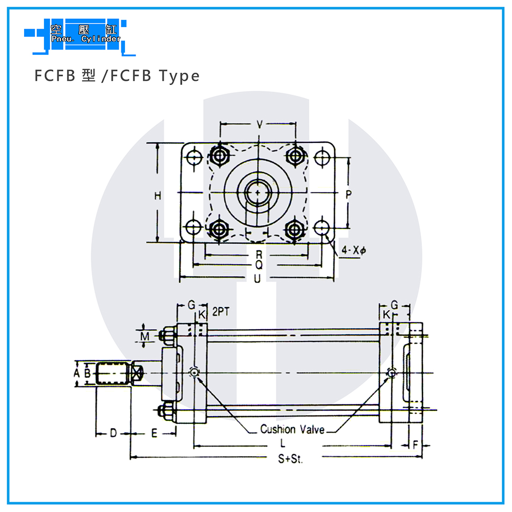 Pneu. Cylinders - FCFB Type