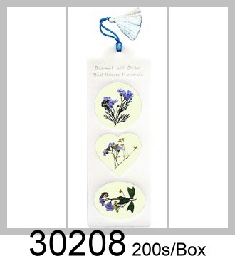30208 Bookmark Stickers Forget-me-not