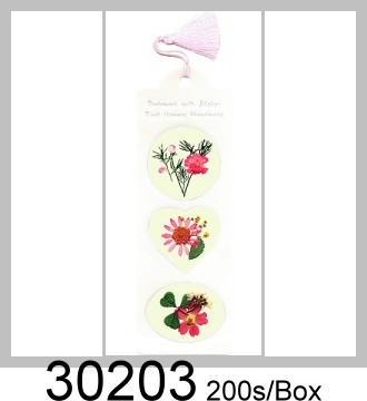 30203 Bookmark Stickers Achillea Pink