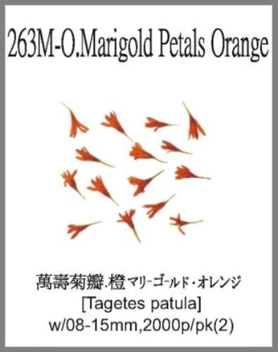 263M-O.Marigold Petals Orange 